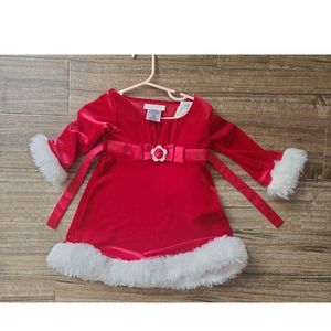 Girl Santa Dress 18 month